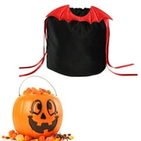 Halloween Bat krila tretiraju torbe meko baršunaste trik ili tretiraju torbu sa puštanjem slatkih bombona za djecu crveno-