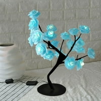 MyBeauty LED stolna lampica podesiva cvjetna stola za cvijeće ruže svjetlo umjetno ukrašavanje kuće