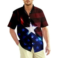 Kratki rukav Sretan dan nezavisnosti, muške i ženske majice, 3D print T majica Pokloni za mlade ljude, muške donje košulje