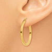 14KT Žuta zlatna trga tuše na minđuše na minđuša u ušima se postavljaju okrugli fini nakit idealni pokloni
