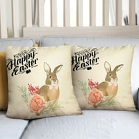 Prilična jastučna futrola Creative Uskrsni bacanje jastučnice za zeko posteljina jastuk za jastuk za kućni dekor jastučnica