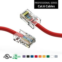 75ft CAT UTP Ethernet mrežni mrežni kabel crveni, pakovanje