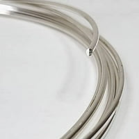 Mjerač, okrugla, napola tvrda, srebrna žica - FT - za nakit umjetnost od