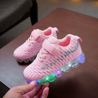 Loyisvidion Toddler Cipele za čišćenje dječjih dječaka Dječji LED sjajni prozračni cipele Kids Flying