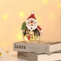 Santa Claus Drveni božićni ukrasi Prirodni ulov za učvršćivanje drva užare za odmor Dekor za poklone