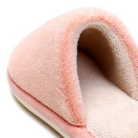 Cool papuče za žene Ženske papuče zatvorene kućne modne čvrste boje crtane životinje lagane zimske tople