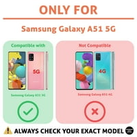Tanak tanak slučaj kompatibilan za Samsung Galaxy A 5G, vintage telefonski ispis, lagana, fleksibilna, meka, SAD