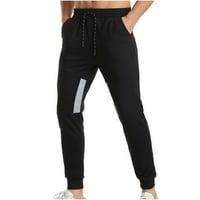 Odeerbi pantalone pune dužine hlače za muškarce casual trendi vezerirane zatvorene hlače za olovke Fitness nacrt dukseri pantalone vezene zatvorene hlače crne boje