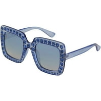 Prevelizirani kvadratni okvir Bling Rhinestone Crystal dizajn sunčane naočale za žene