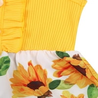 Binpure dječji cvjetni bod od tiskanih bodićih kratkih hlača za ljeto