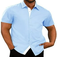 Avamo muns ljetne košulje rever izrez majica kratki rukav na vrhu casual tee hawaiian bluza za odmor