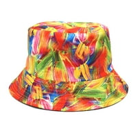 Muška maskirna kašika šešir za sunčanje obojena kravata boja ribarke muškarci i žene dvostrane habaju modni slobodno vrijeme na otvorenom sunčani šešir šeširi sa žicama šeširi