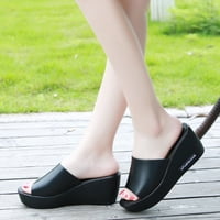 Papuče za žene i muškarce, casual ženske riblje usta platforme visoke pete Sandale sandale papuče