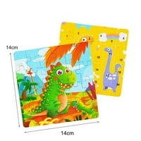 Fairnull Set Jigsaw Toy životinjski uzorak Logično razmišljanje Gustoća ploča sakupljena zagonetka za puzzle igračke za rođendan