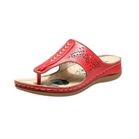 Ženske sandale Papuče Ljeto Ležerne prilike Ženske cipele Klinovi solidne boje Moda Flip Flop Ortopedska