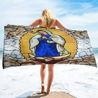 Gospa od Guadalupe-a prevelizirani izuzetni veliki ručnik za plažu na plaži na plaži Pesak brz sušenje