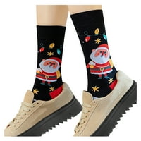 Božićna ženska modna srednja - cijev Božićni tisak toplim čarapama za Božić