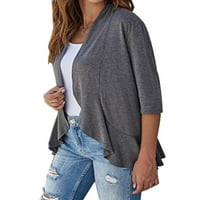 Cardigan za žene Solidna boja Kimono Cardigans Ruffles Edge Summer Cardigan Alsol Lamesa