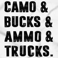 Camo Bucks Kamioni Slatka lovac sina dukserica s kapuljačom MUŠKI BRISKO Brendovi 2x
