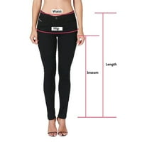 Eczipvz gamaše za žene Ženske kratke hlače Visoke strukske kratke hlače Ležerne prilike ljetne vježbe