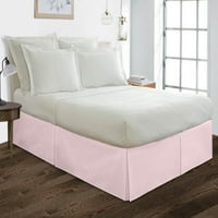 Pleted krevetni suknji ružičasti dvostruki ružičasti pad, super mekani dvostruki četkani premium kvalitetni