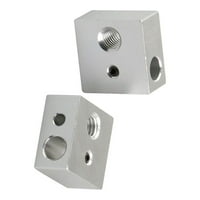 Aluminijski blok blok od aluminija za grijač MK MK 3D ekstruder vrući kraj blok grijanja