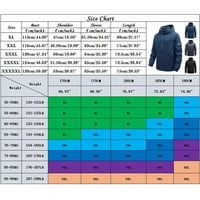 Muškarci Jesen i zimski ležerni čvrsti jednostavni kaput Sportske patentne patentne džepove Letnja jakna