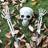 Igračke Realistični kosturni ulozi Halloween ukrasi za udjel za travnjak Vrt Halloween Kostur Dekoracija