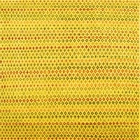 Ahgly Company Zatvoreni kvadrat Sažetak žuti prostirke savremene površine, 4 'kvadrat