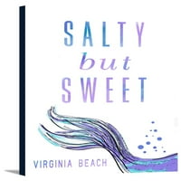 Virginia Beach, Virginia - Salty, ali slatka - sirena Tale - umjetnička djela ljekara
