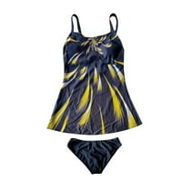 Ženski tankini veliki bikini set digitalni print suspender na plaži Split kupaćim kostima Napomena Kupite