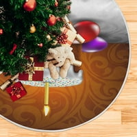 Torta za uskrsnu jaje Candle Xmas Božićna stabla Suknja Mat za odmor za zabavu Zatvoreni na otvorenom