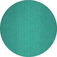 Ahgly Company u zatvorenom okruglom sažetkom tirkizne plave suvremene prostirke, 5 'krug