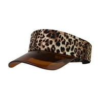 Print Modne žene Leopard Ispis Zaštita od sunca Topless Baseball Visor Cap Proračunske tablice Hat Cool