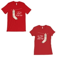 Čarape Odlični par koji odgovaraju par poklon košulja crvene valentine