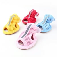 Sanwood Pet Cipele Solid Color Anti-skid gumene potplatne sandale za pse za vanjsku hranu