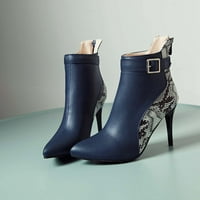 JUEBONG Boots ponude žene Tassel Chunky Heel Cipele Jesen Zimski glenični boot teen djevojke čizme Boja