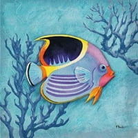 Azure Tropska riba i poster Print Paul Brent