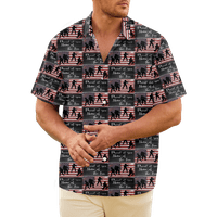 4. jula Muška havajska majica USA Nacionalna zastava košulja na otvorenom - vanjski dnevni list s kratkim rukavima 3D Print Odjeća za odjeću Ležerne prilike