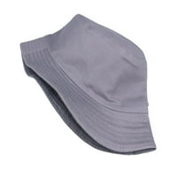 Žene Muškarci Unise Pamuk Ribar Hat Fashion Divlji zaštitni kapa za zaštitu od sunca na otvorenom tamno siva