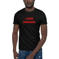 Crveni laserski inženjer kratkih rukava pamučna majica od nedefiniranih poklona