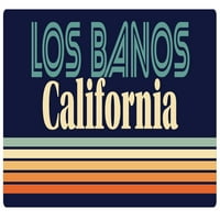 Los Banos California Vinil naljepnica za naljepnicu Retro dizajn