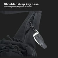 Zipper Jednorodna torba Nošenje otpornosti na habanje lagana lijeva torba za rame za planinarenje