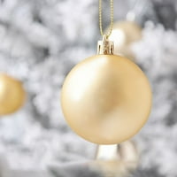 Miyuaadkai vise ukrase za božićne kuglice za Xmas božićne drvce s razbijanja božićne drvve Viseća kugla za odmor za praznik za vjenčanje ukras za zabavu Dec alati Blue1