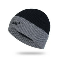 Yinguo Winter Hat Topli kabeli pleteni kape šeširi mekasti debeli slatka pletena kapa za skijanje hladnog vremena