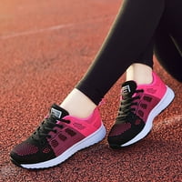 Žene na otvorenom mrežice casual sportske cipele prozračne meke dno cipele ženske modne tenisice vruće ružičaste 8.5