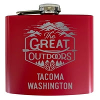 Tacoma Washington Laser graved Istražite otvoreni suvenir oz Oz nehrđajući čelik oz