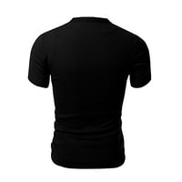 Kakina S ljetne majice za muškarce čišćenje muške ljetne ležerne prilike V-izrez Majica majica s kratkim rukavima vrhunska bluza