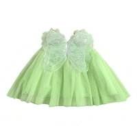Djevojke za djecu Ležerne prilike za ležerne haljine Sequin Butterfly Mesh Tulle A-line haljina za zabavu