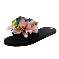 Ženska boemska cvijeća ravne papuče ljetne sandale bez klizanja cipele za plažu